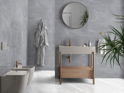 CPSERIES進口亮釉深灰石紋地壁磚